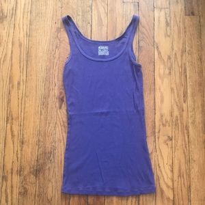 Purple Mossimo Long & Lean Tank